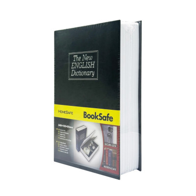 Сейф-книга з ключем для зберігання KBS-802(Black) середня 24х155х55 см